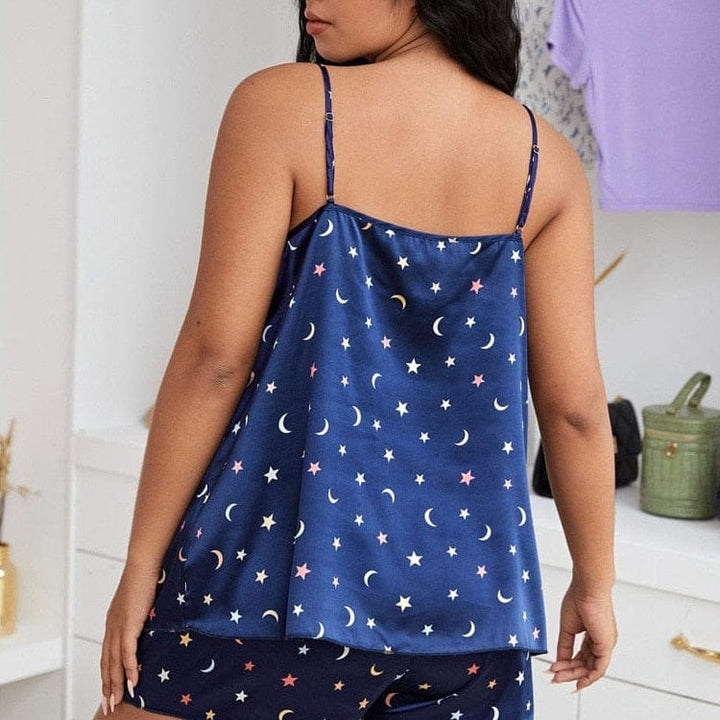 Pijama de satén plus size Jacklyn-Laurene.es