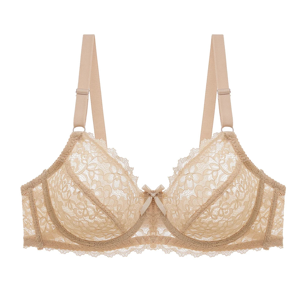 Sujetador con bordado de encaje