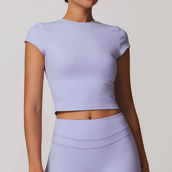 Camiseta deportiva con manga corta