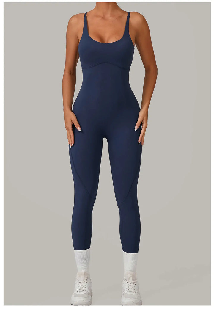 Mono deportivo con tirantes cruzados