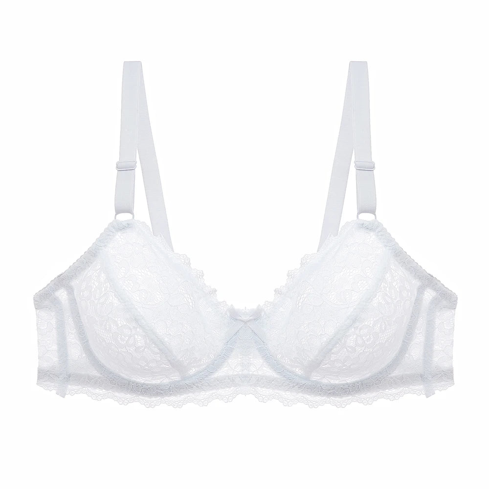 Sujetador con bordado de encaje