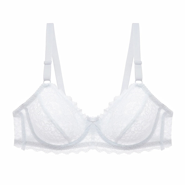 Sujetador con bordado de encaje