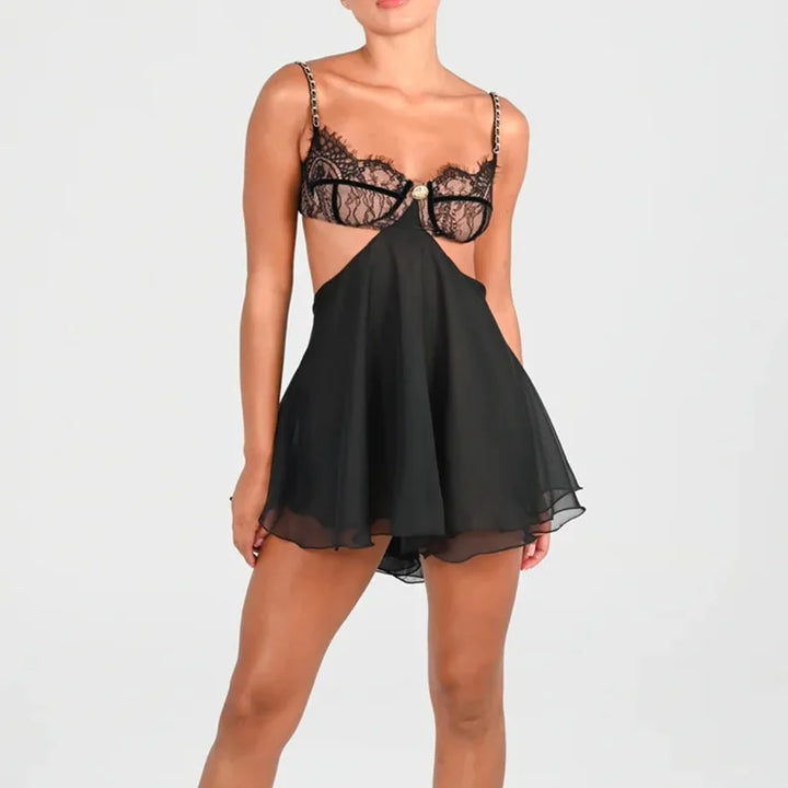 Camisón con sujetador de encaje