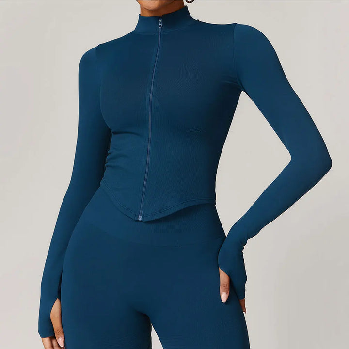 Blusa deportiva con manga larga