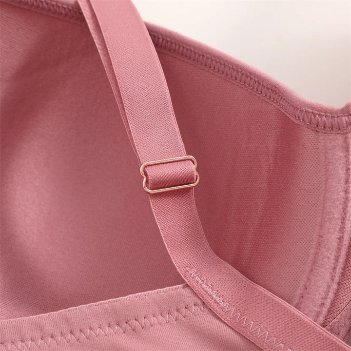 Sujetador de tela lisa