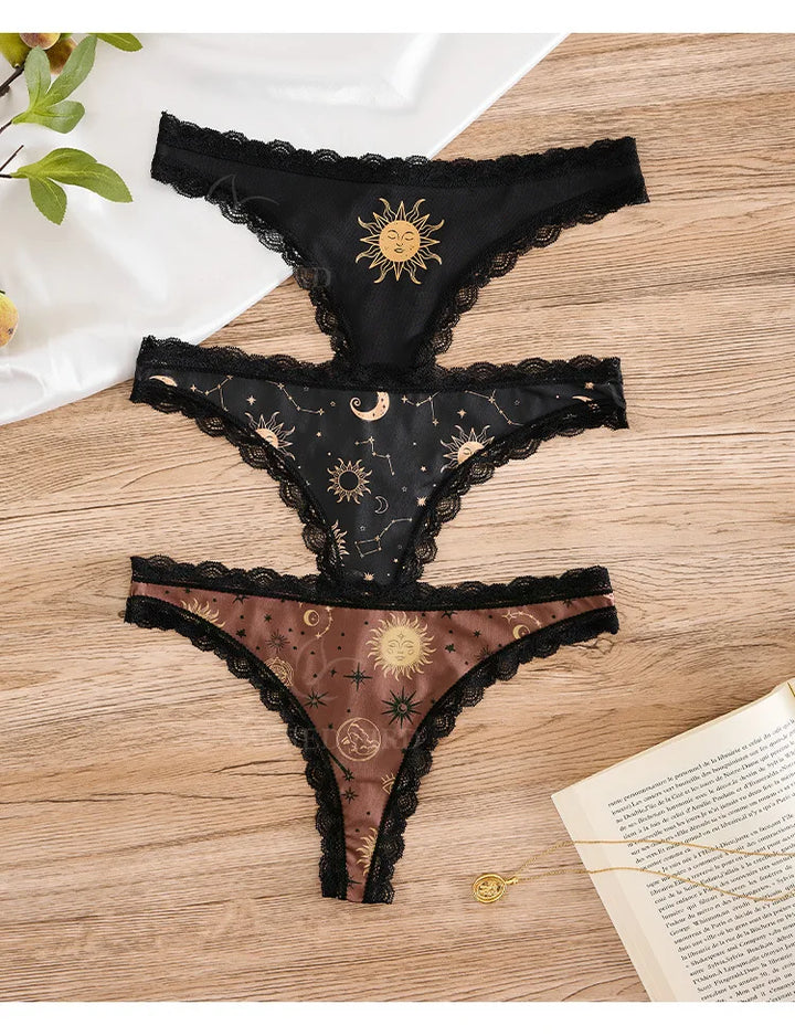 Braguita con estampado de sol