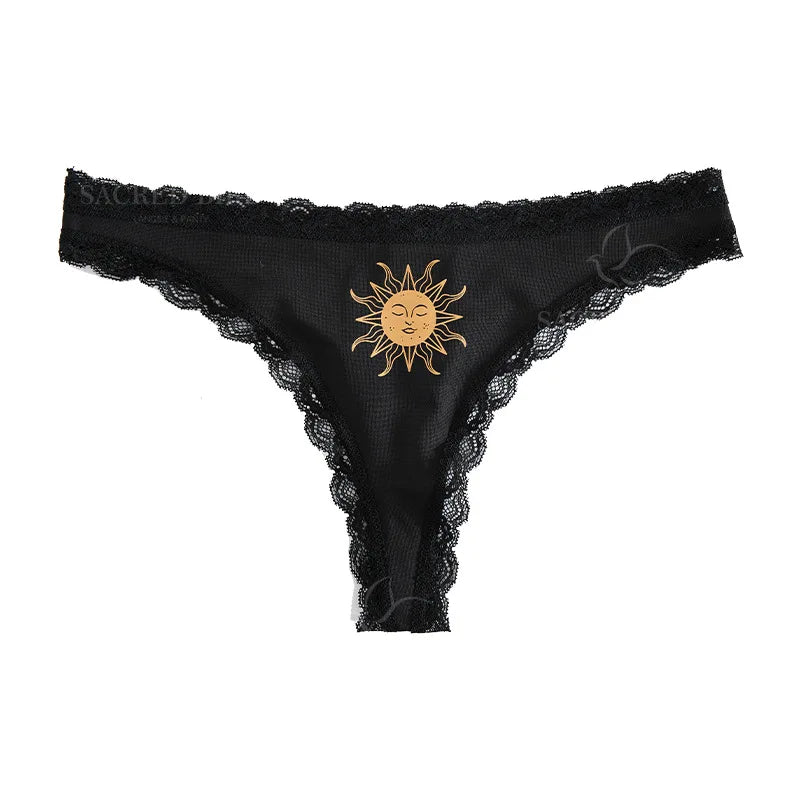 Braguita con estampado de sol