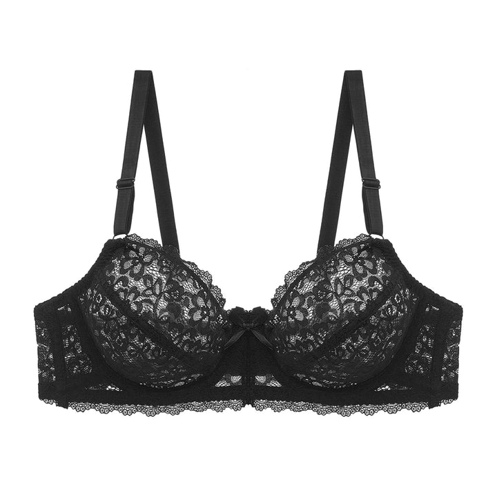 Sujetador con bordado de encaje