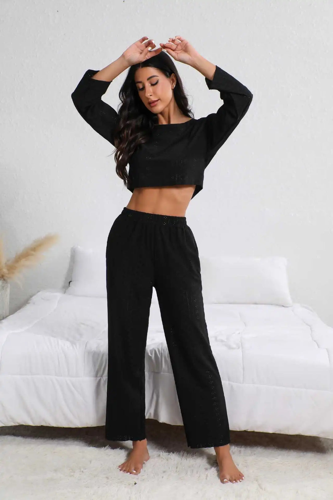 Conjunto de punto calado