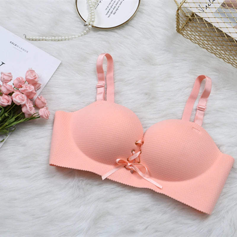 Sujetador push up con lazado