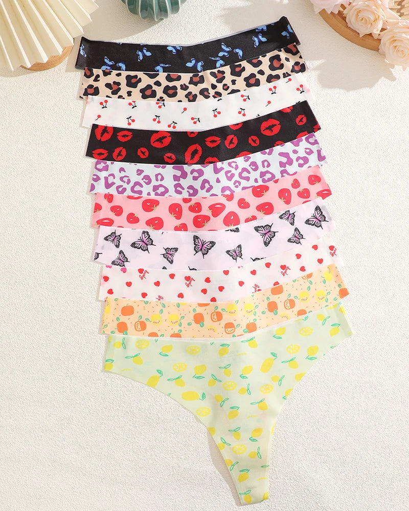 Paquete de 10 braguitas con estampado