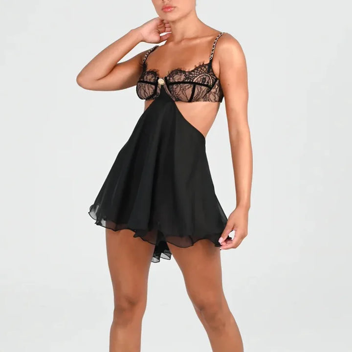 Camisón con sujetador de encaje