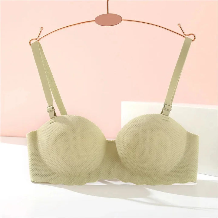 Sujetador con ribete de volantes