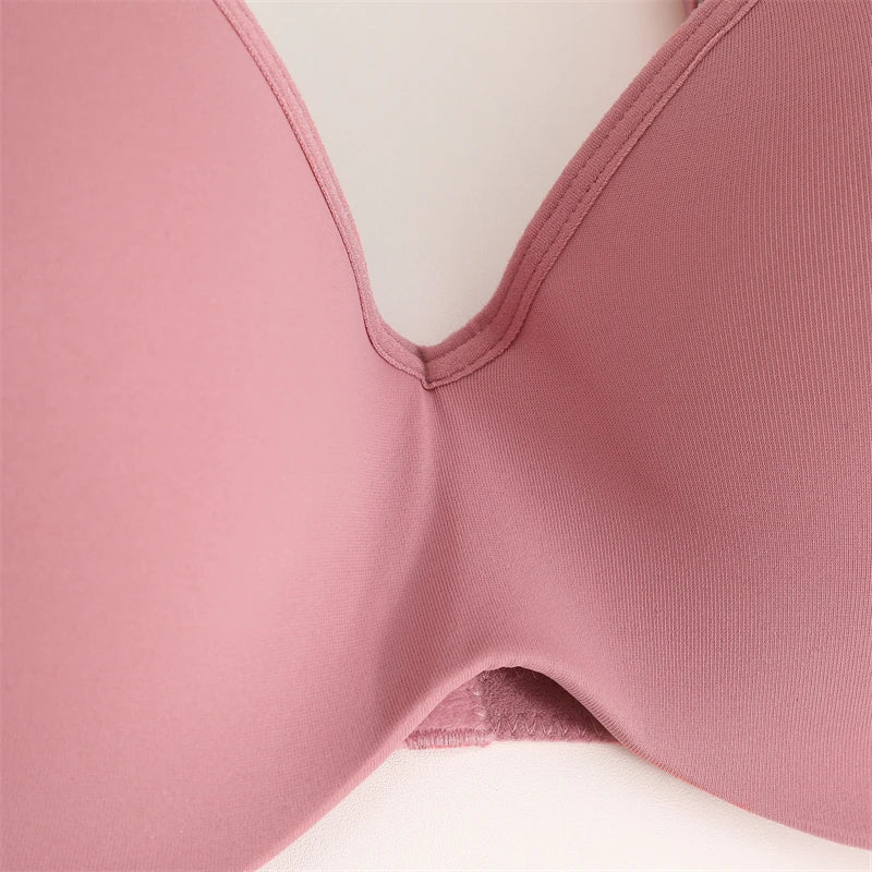 Sujetador de tela lisa