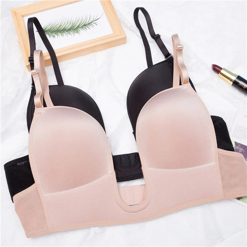 Sujetador profundo en forma de U