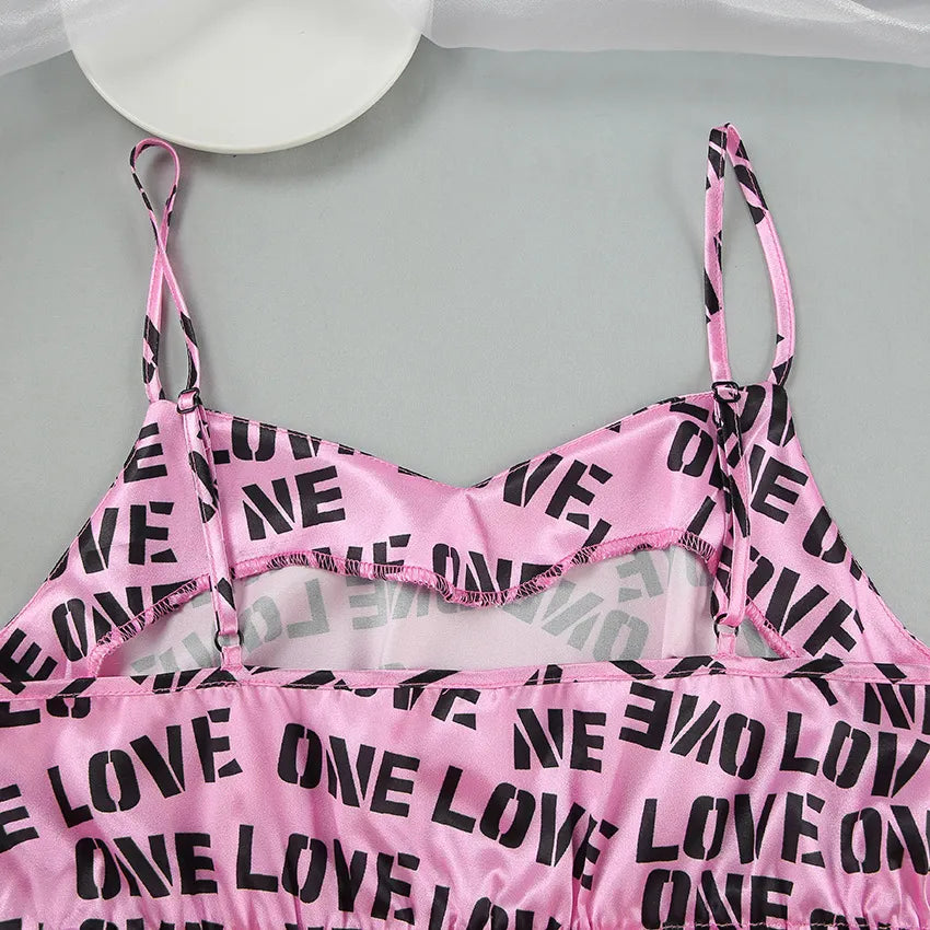 Conjunto de pijama con bata con estampado