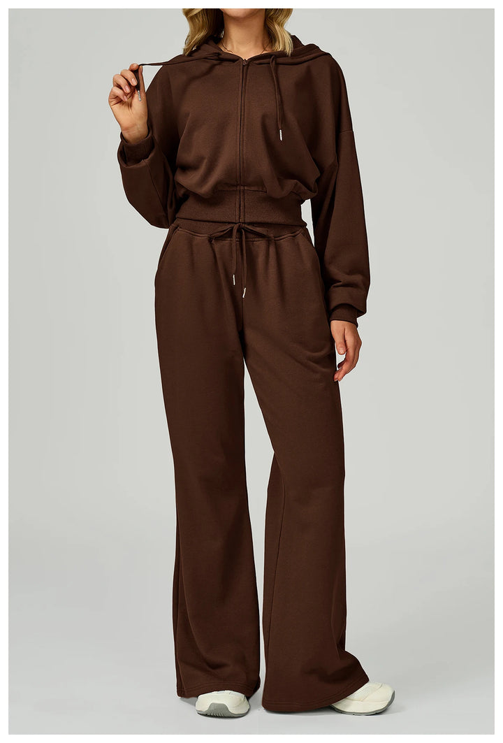 Chándal deportivo con sudadera y capucha