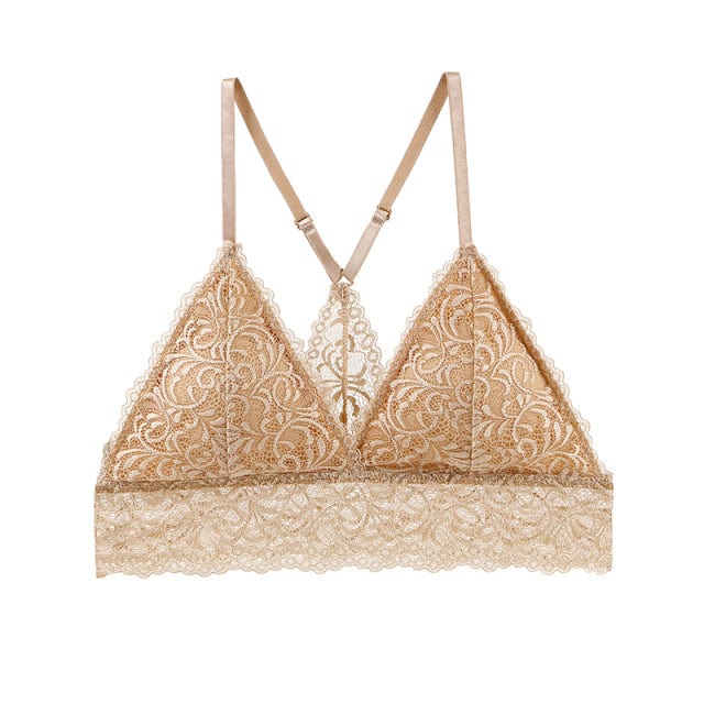 Sujetador de tipo bralette con encaje-Laurene.es