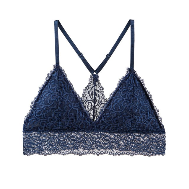 Sujetador de tipo bralette con encaje-Laurene.es