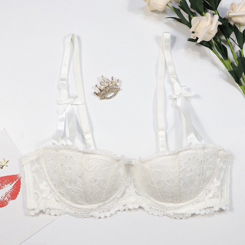 Sujetador push-up con lacitos-Laurene.es