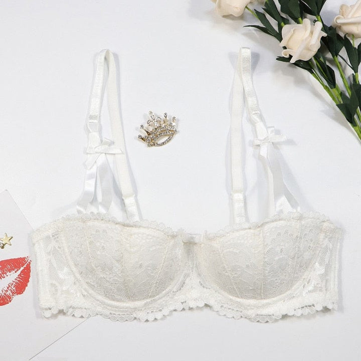 Sujetador push-up con lacitos-Laurene.es