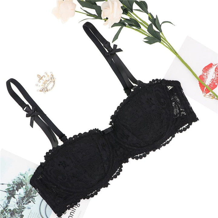 Sujetador push-up con lacitos-Laurene.es