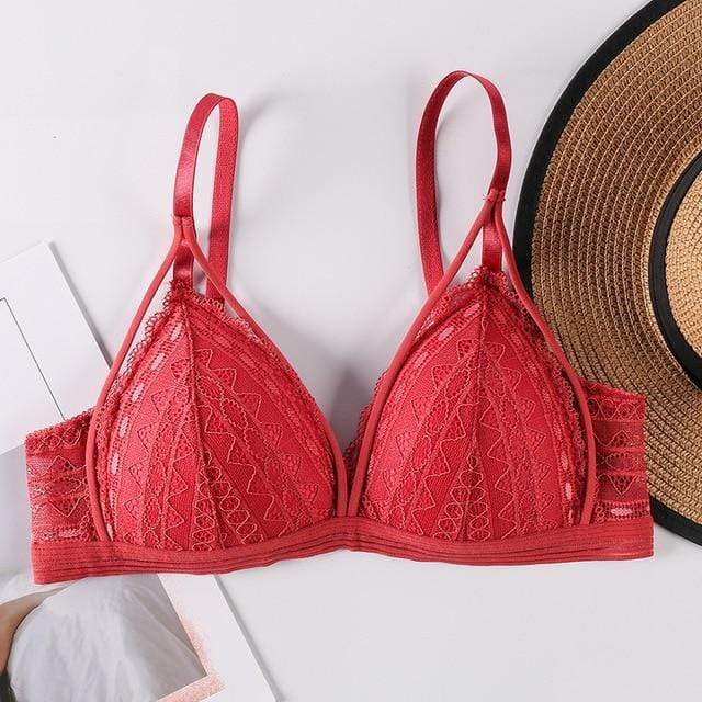 Sujetador push-up de encaje-Laurene.es
