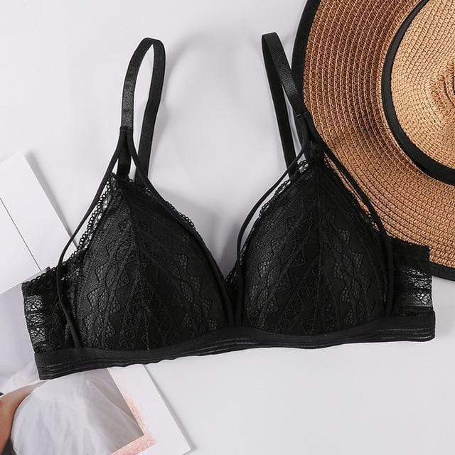 Sujetador push-up de encaje-Laurene.es