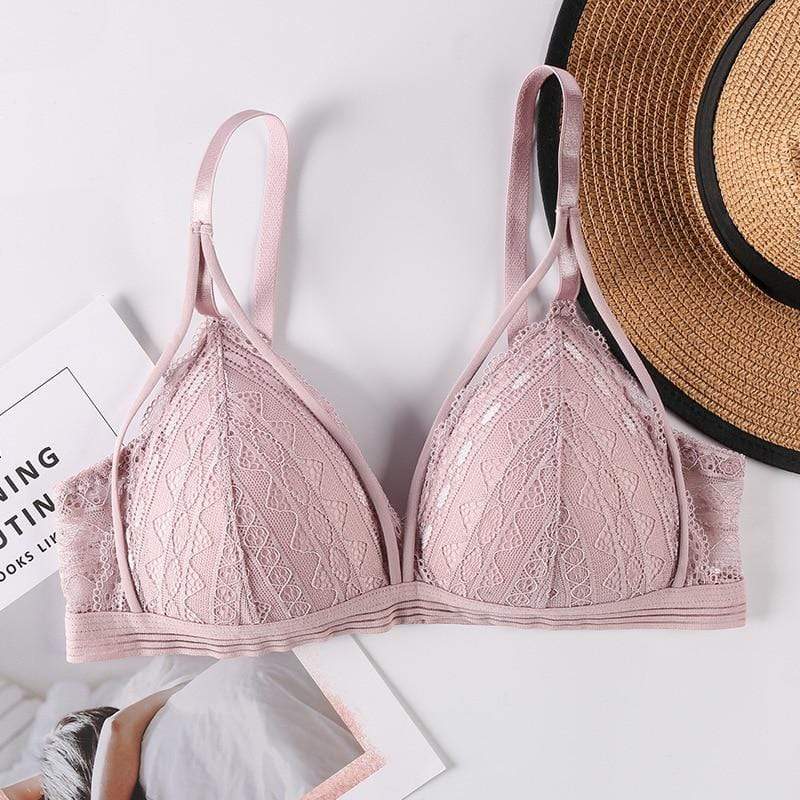 Sujetador push-up de encaje-Laurene.es